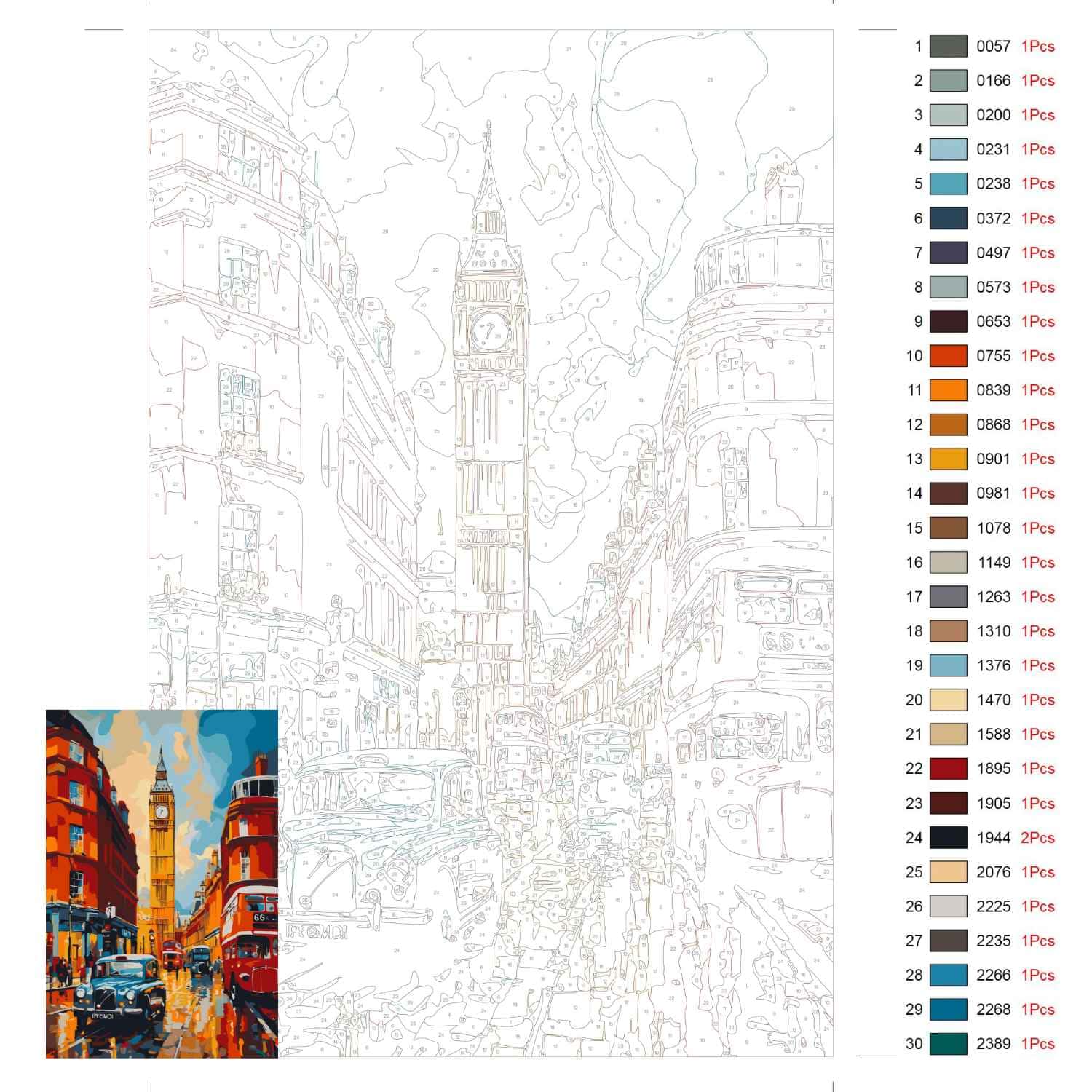 La vie urbaine  Londres